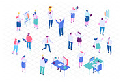 Isometric cartoon people vector set, a Person Illustration by Vector_Art (Thumbnail 8 of 24)