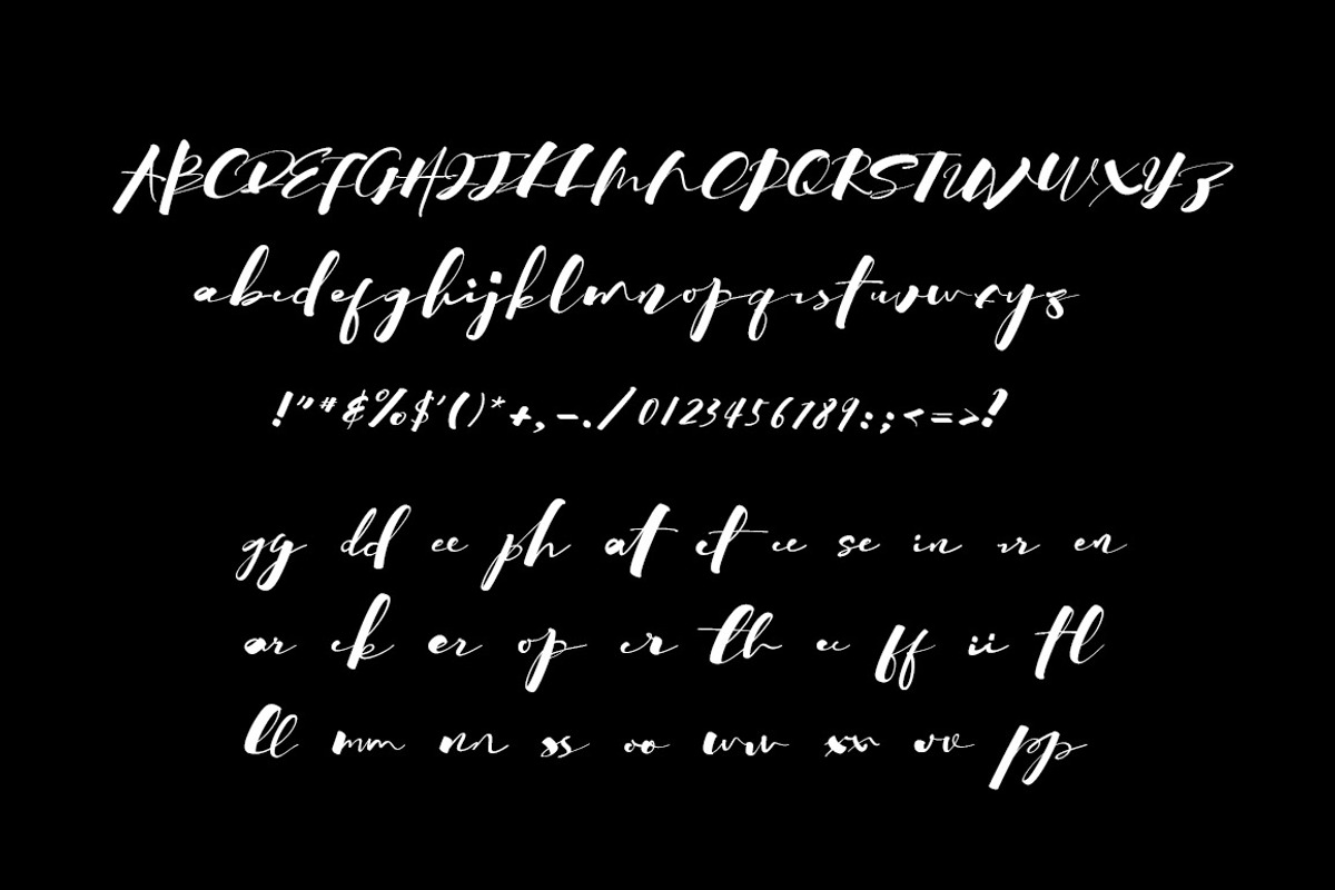 SprinkleInk font, a Script Font by alphadesign (Photo 6 of 6)