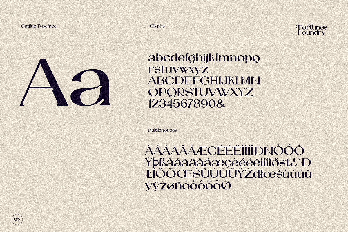 Catilde Modern Sans Serif, a Serif Font by Fortunes Co (Photo 7 of 17)
