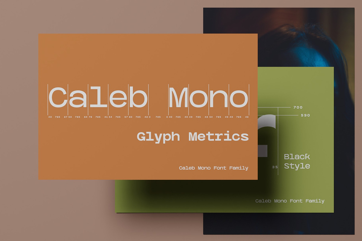 Caleb Mono Font Family, a Sans Serif Font by Ryul Davidson (Photo 2 of 19)