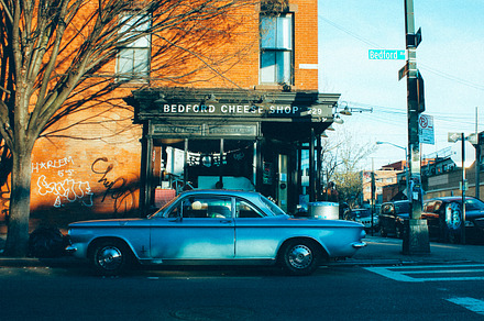 Bedford Cheese Shop, a Transportation Photo by Luke Clifton