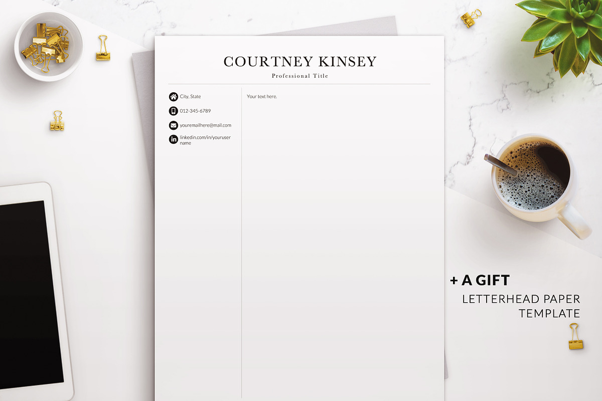 2 Page Resume Template / CV Word, a Resume Template by BestResumes.Co (Photo 4 of 9)
