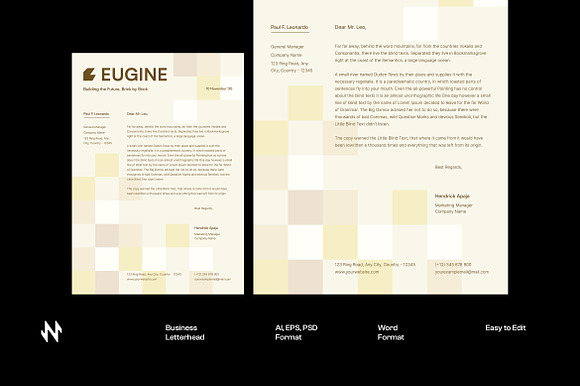 Construction Company Letterhead
