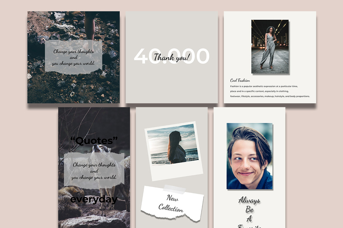WEYNA - Instagram Template, a Social Media Template by Analogous (Photo 4 of 6)