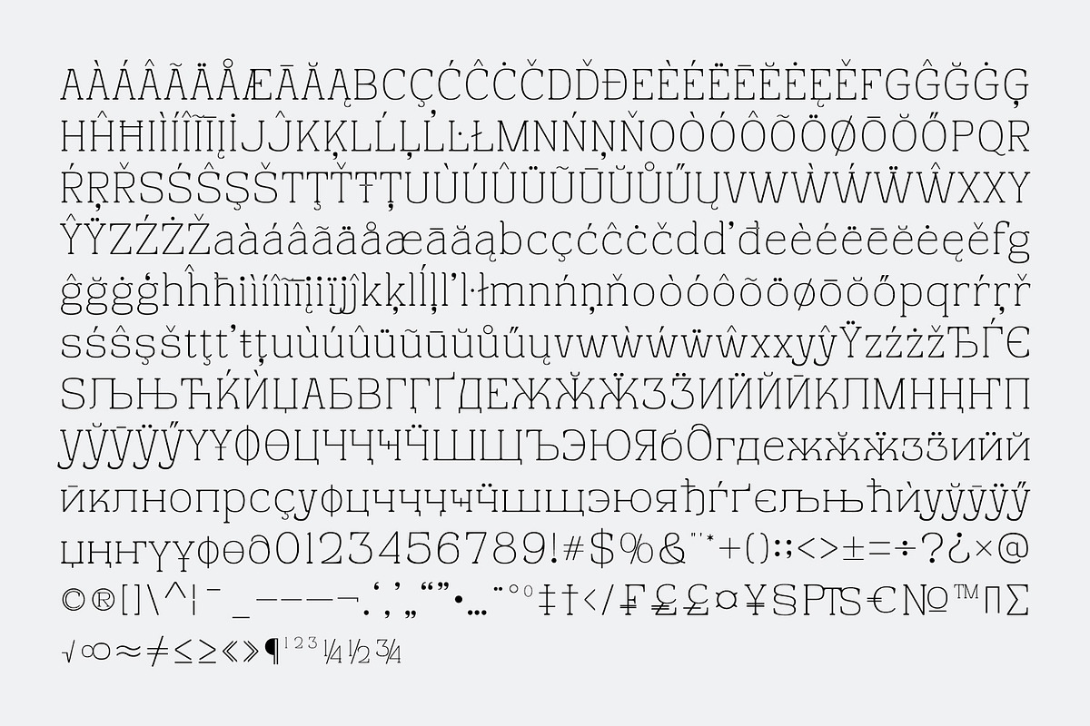 Agumony, a Sans Serif Font by din-studio.com (Photo 8 of 13)