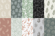 Leaves patterns collection, a Pattern Graphic by Magnia (Thumbnail 5 of 7)