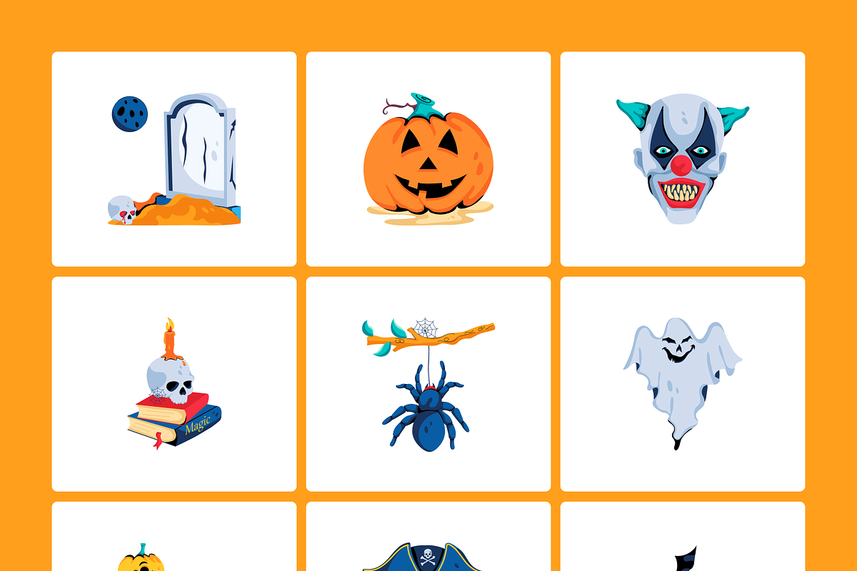 Animated Horror Icon Set, a Duotone Icon by Prosymbols (Photo 6 of 18)