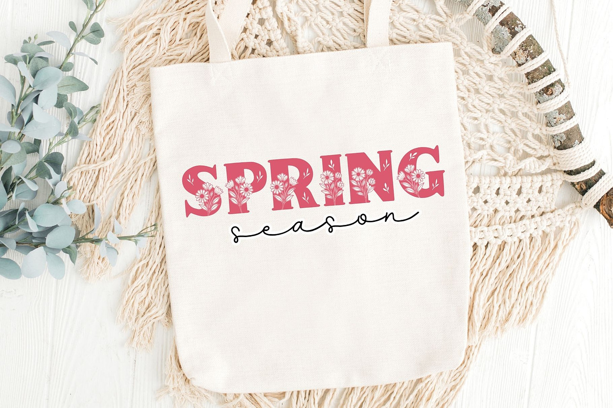 Daisyfolk - Floral Decorative Font, a Serif Font by AnningArts (Photo 4 of 7)
