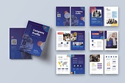 Company Profile Dark Blue Color, a Print Template by UICreative (Thumbnail 1 of 4)
