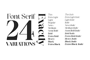 Exactly // Font Serif Family, a Serif Font by artisans (Thumbnail 5 of 7)