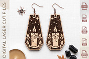 Halloween Earring SVG Collection, an Object Graphic by WoodoraCut (Thumbnail 2 of 11)