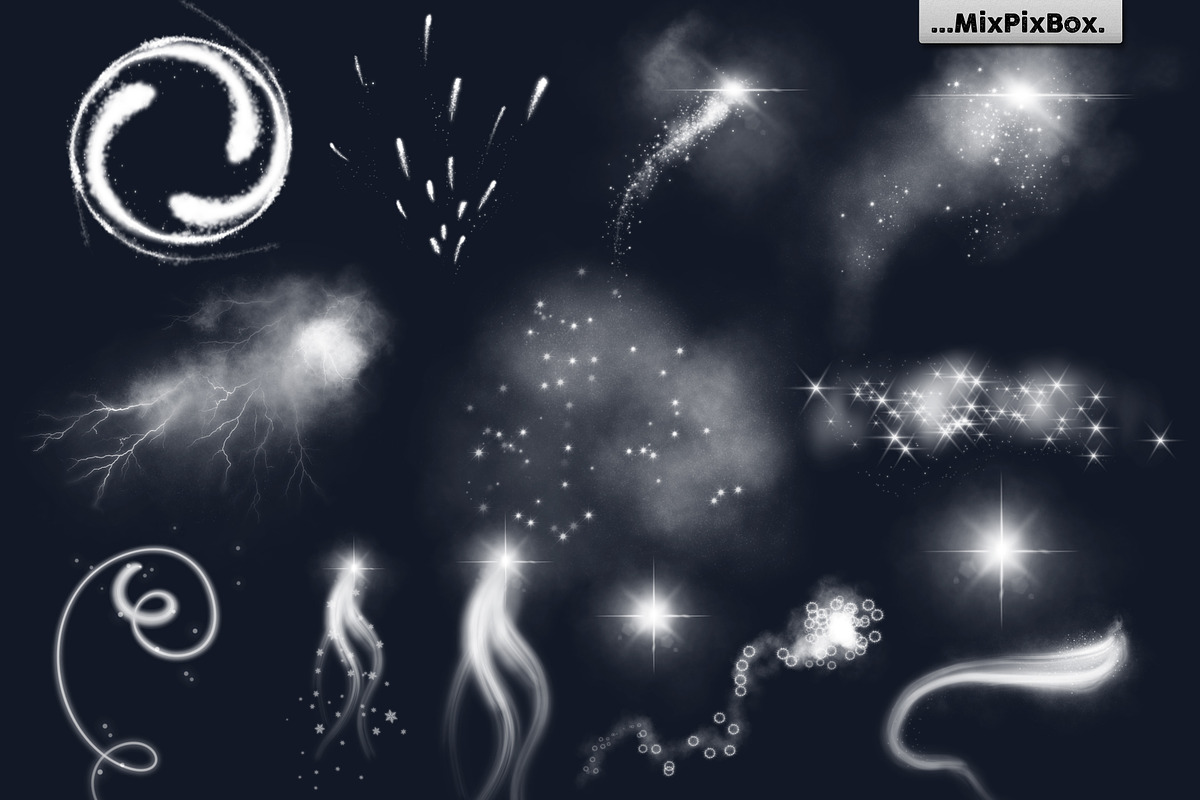 Magic Light brushes for Adobe PS, a Brush Add-On by MixPixBox (Photo 2 of 3)