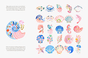 Preppy coastal clipart set, a Decorative Illustration by Patishop Art (Thumbnail 8 of 15)