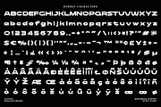 Rodbay - Bold Extended Typeface, a Sans Serif Font by roomspace creative lab (Thumbnail 10 of 10)