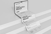 Laptop Website Long Scroll Mockup, a Product Mockup by graphypix (Thumbnail 3 of 4)