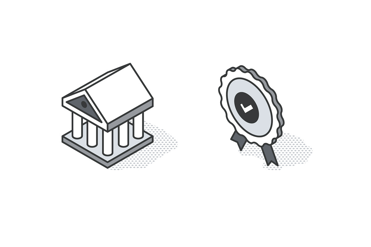Isometric, 50 Icons | Education, an Outline Icon by Rassko (Photo 3 of 3)