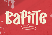 Bafitte Font, a Handwritten Font by Grontype (Thumbnail 1 of 8)
