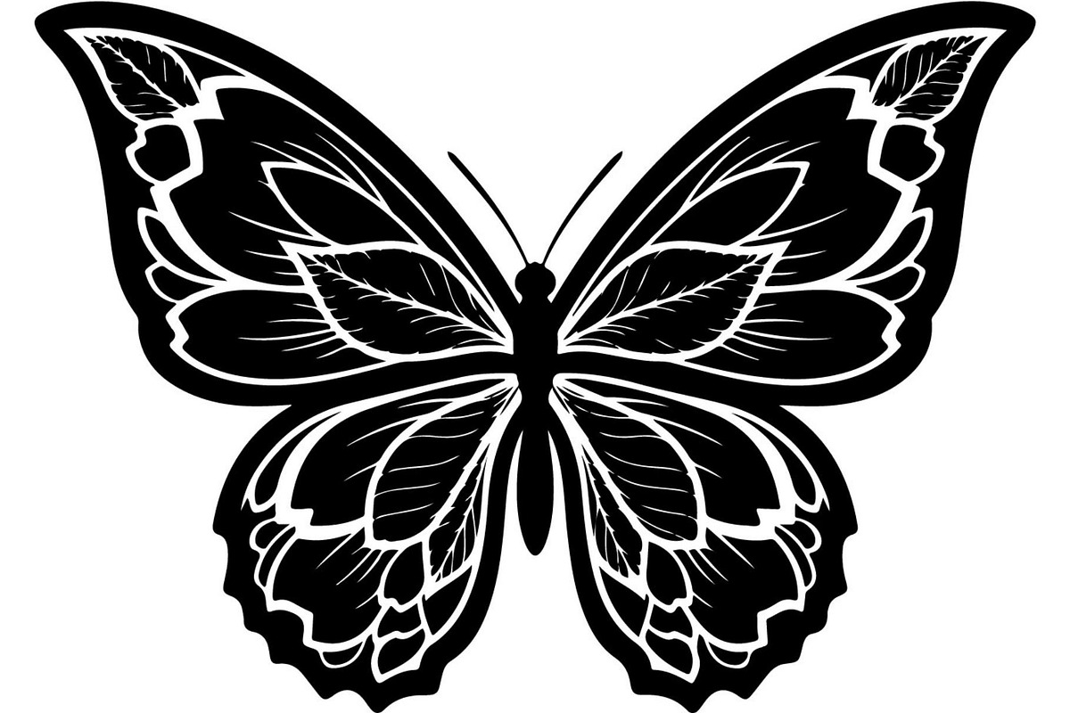 Decorative Butterfly Silhouette, an Object Graphic by Creativeshirt (Photo 5 of 16)