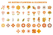 Happy Day Retro Graphics & Patterns, an Illustration by Wild Twig Co (Thumbnail 2 of 13)