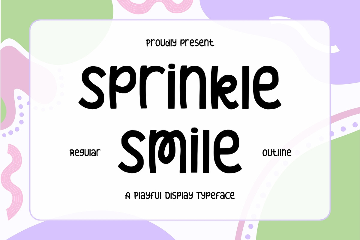 Sprinkle Smiles - Playful Type Font, a Script Font by AQR Studio (Photo 1 of 8)
