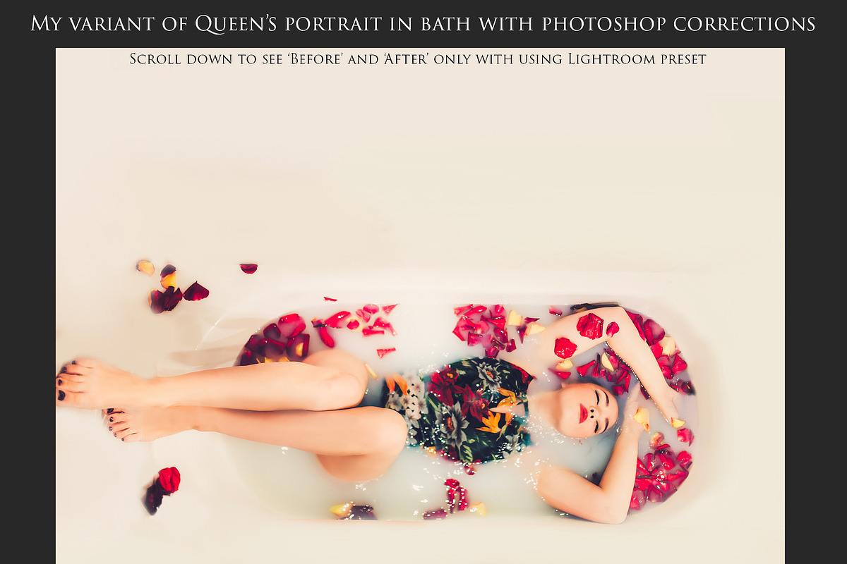 Queens in Baths - 23 Lr presets, an Action Add-On by Graphics, Presets, Photos (Photo 24 of 24)
