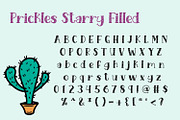Starry Prickles, a Serif Font by Kristy Hatswell (Thumbnail 4 of 6)
