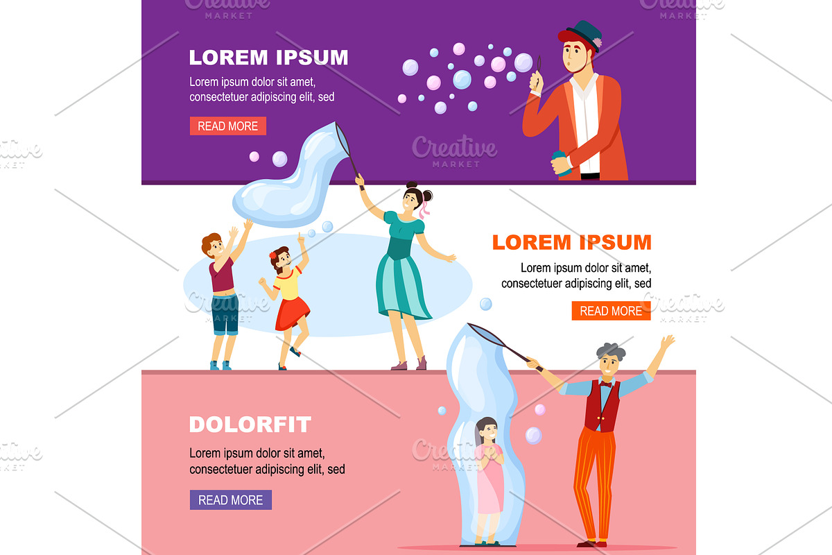 soap bubble show. soap bubbles, a Sport Illustration by Multigon