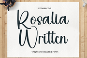Rosalia Written, a Handwritten Font by InermediaSTUDIO (Thumbnail 1 of 8)