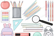 Study Bright Clipart, an Education Illustration by GlamArtZhanna (Thumbnail 2 of 6)