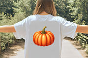 Pumpkin with Candle Clipart, an Illustration by CrexoraLab (Thumbnail 5 of 5)