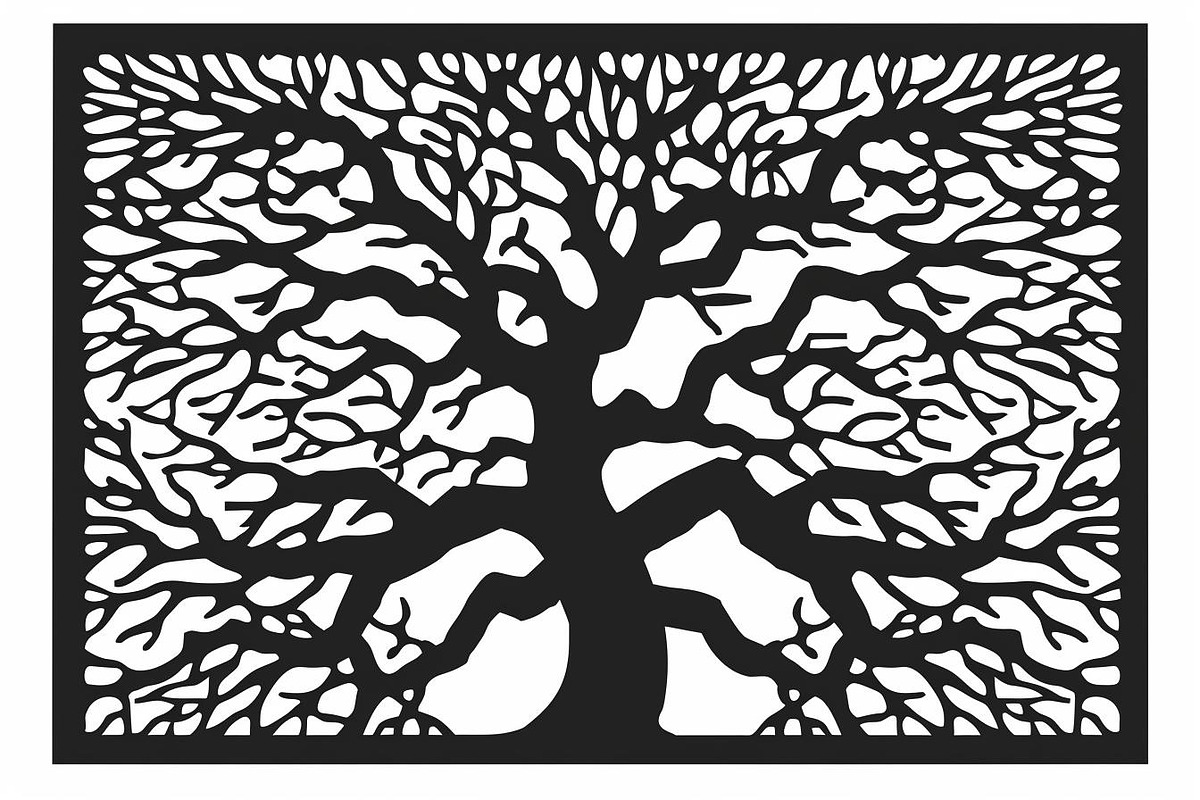 Tree Branch Laser Cut Panel Bundle, a Graphic by balal (Photo 3 of 11)