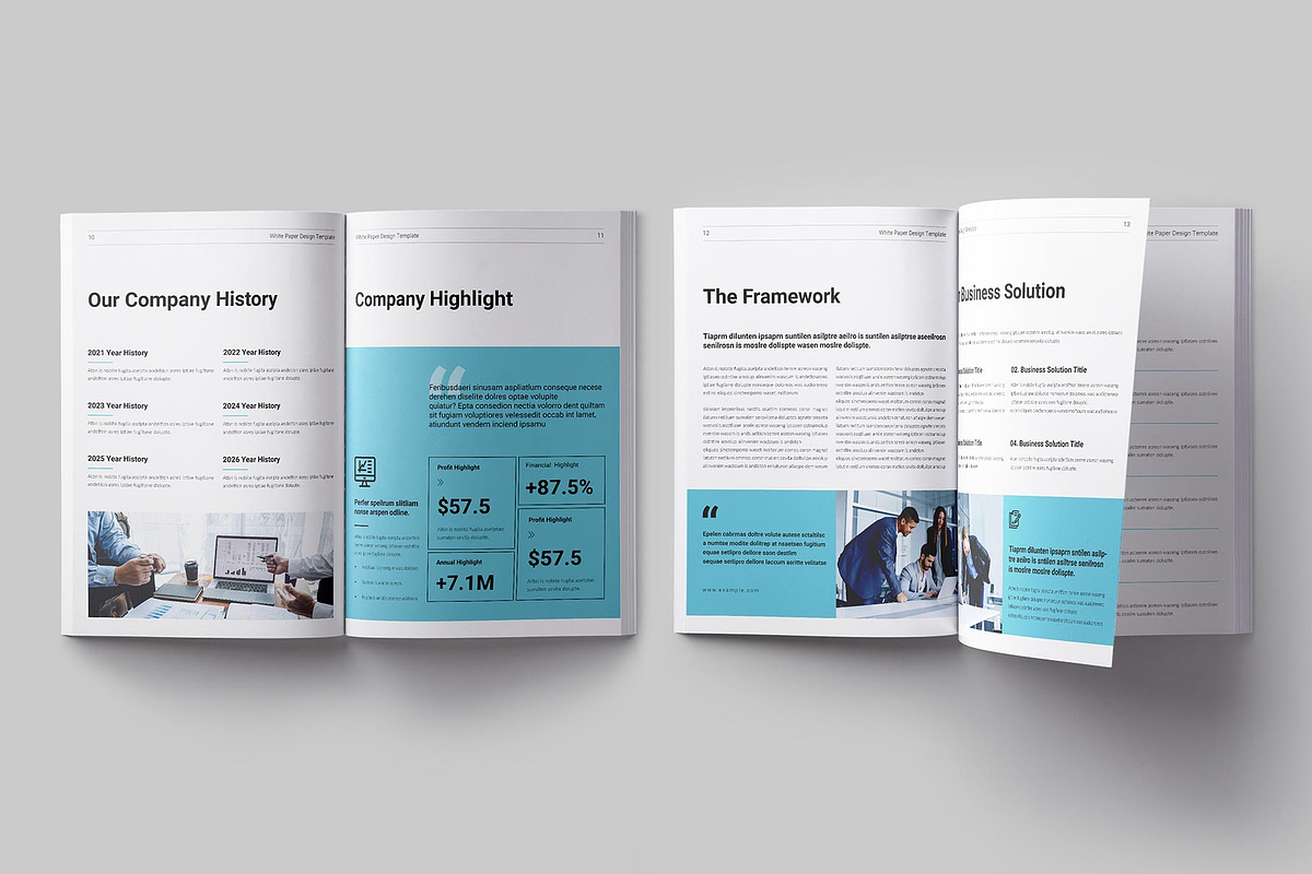 White Paper Template, a Brochure Template by ElvinPrint (Photo 5 of 8)