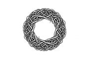 Hand Drawn Wreath Frame Bundle, an Illustration by yasushie (Thumbnail 41 of 51)