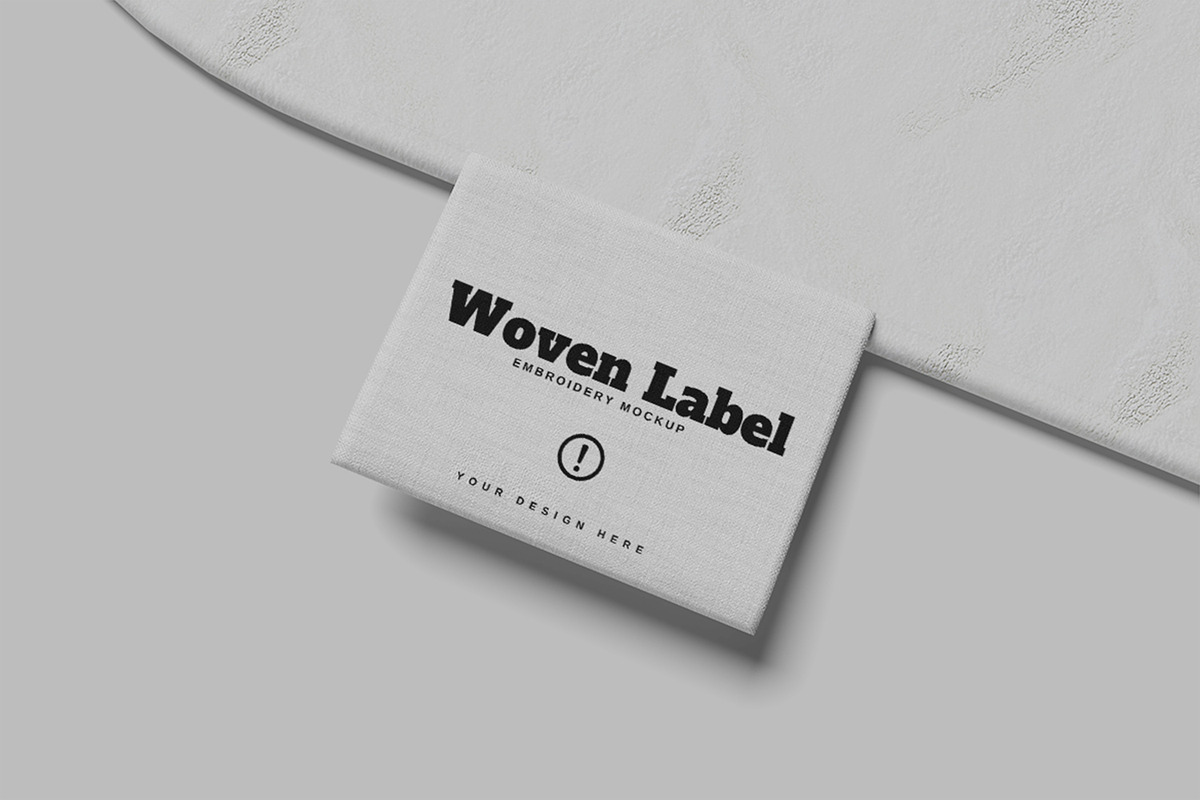 Woven Label Mockup, an Advertising Mockup by Twins_studio926 (Photo 4 of 5)