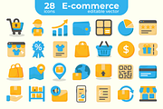 Ecommerce icon set, an Icon by Laimmilka (Thumbnail 1 of 2)