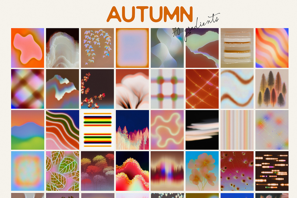 SEASONS: Gradient Backgrounds, a Background Graphic by Purple (Photo 7 of 13)