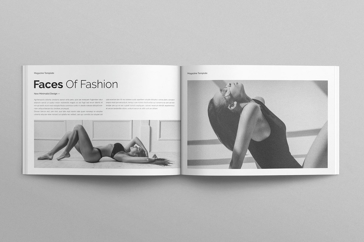 Fashion Magazine Template, a Magazine Template by E-Type (Photo 6 of 7)