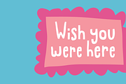 Practical Vein - super duper cute!, a Handwritten Font by pizzadudedotdk (Thumbnail 3 of 8)