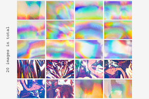 Holographic Foil Backgrounds