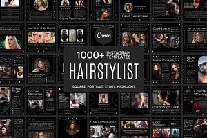 Hairstylist Social Media Template