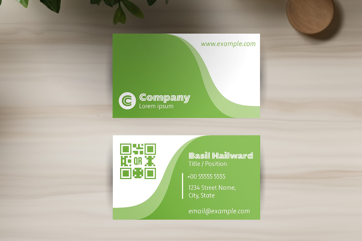 Company Business Card, a Templates & Theme by studiogstock (Photo 1 of 3)