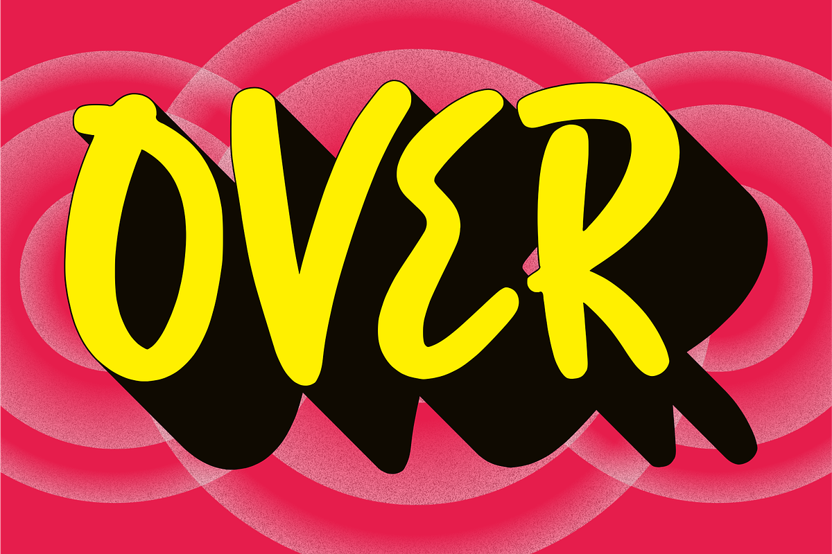 Overglows - Bold Brush Font, a Handwritten Font by Enxyclo Studio (Photo 10 of 14)