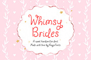 Whimsy Brides - Whimsical Curly Font, a Handwritten Font by Kaya Fonts (Thumbnail 1 of 32)