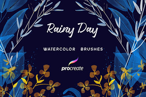 Rainy Day Procreate brushes