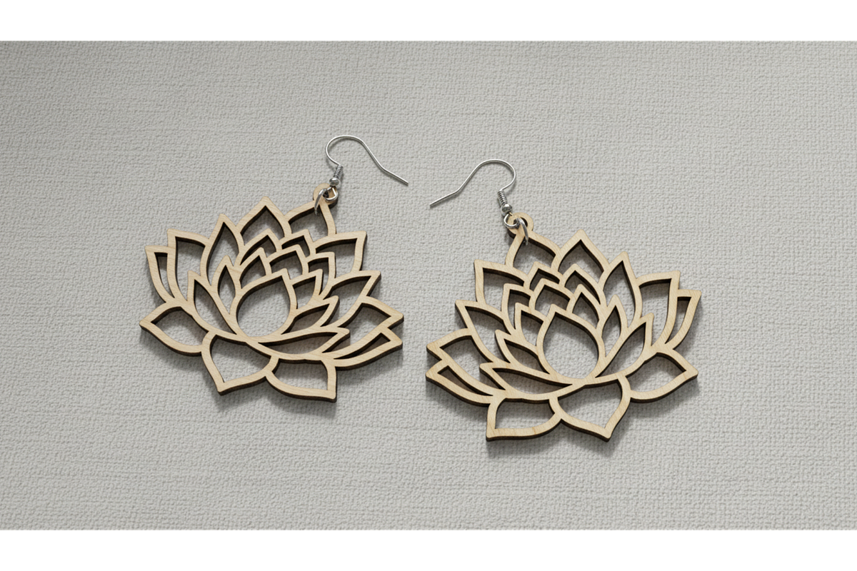 Flower Art Earring Designs, a Graphic by musafir_fashion (Photo 9 of 11)