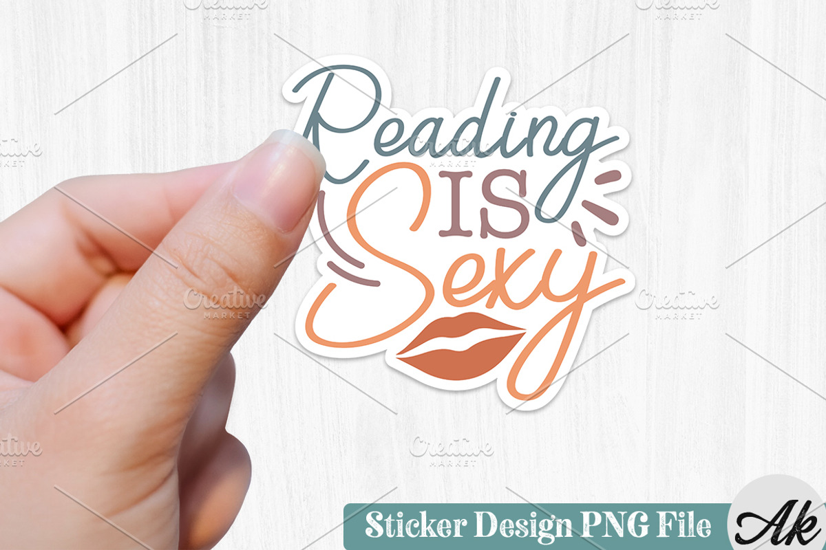 Book Lover Sticker Bundle,PNG File,, a Graphic by akazaddesign (Photo 11 of 11)