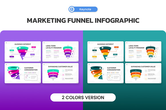 Marketing Funnel Infographic Keynote preview 5