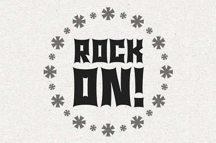 Monsta Rocka - a monster rocker font, a Font by Little Type Factory
