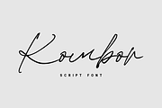Kombor - Script Font, a Script Font by GFRcreative (Thumbnail 1 of 4)