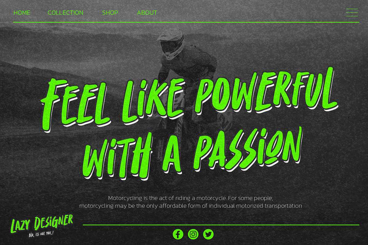 Lazy Designer – Natural Handwritten, a Sans Serif Font by Almarkhatype (Photo 5 of 8)